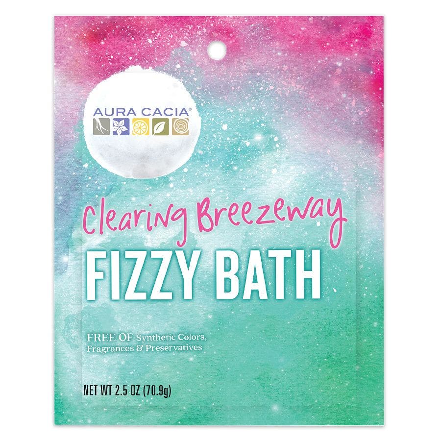 Aura Cacia Clearing Breezeway Fizzy Bath 2.5oz
