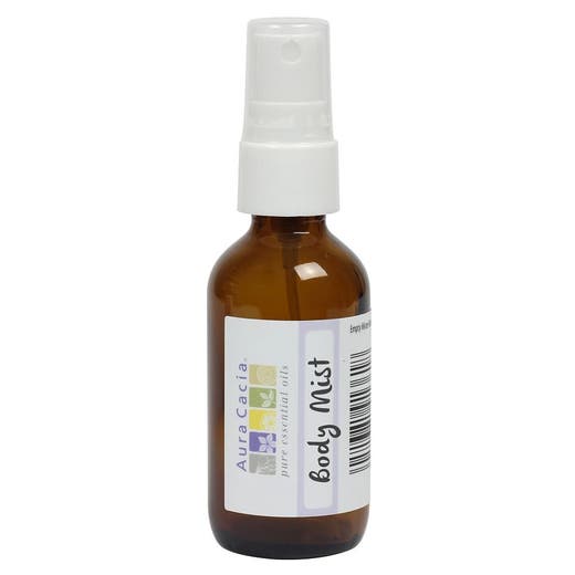 Empty Amber Glass Mist Bottle 2oz.