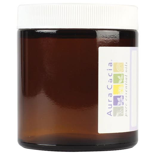 Empty Amber Glass Jar Wide Mouth