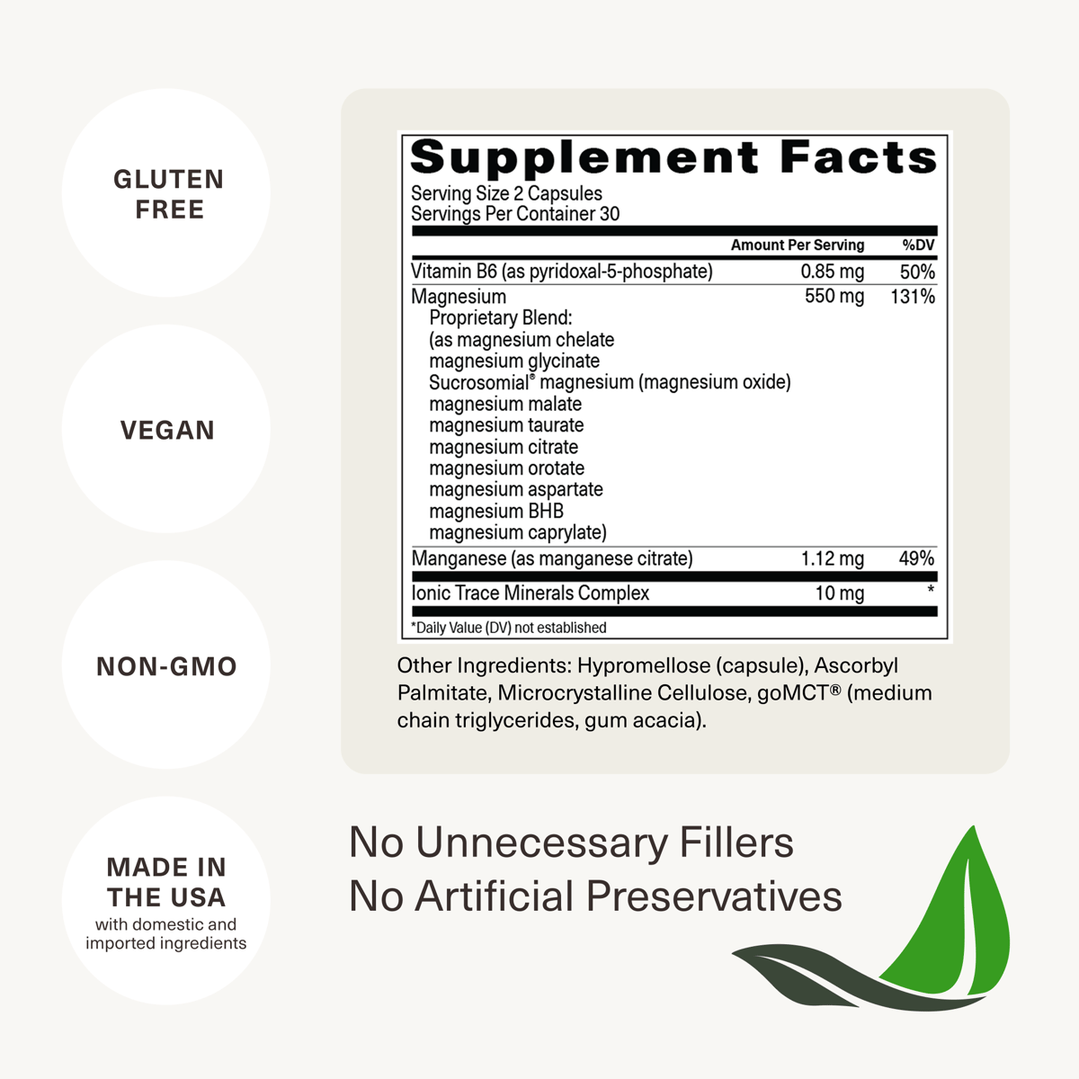 Magnesium Breakthrough Advanced 10 60 Count