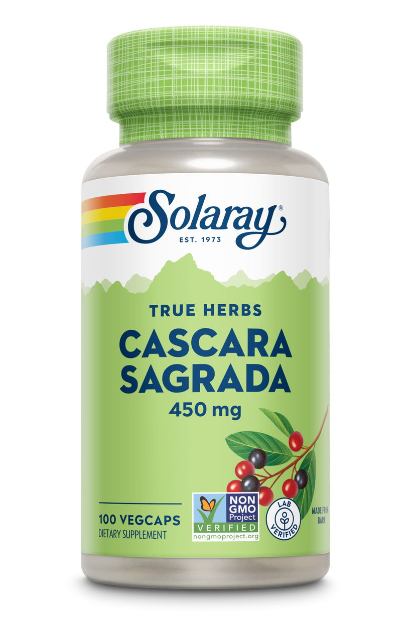 Cascara Sagrada Bark 450mg 100 Count