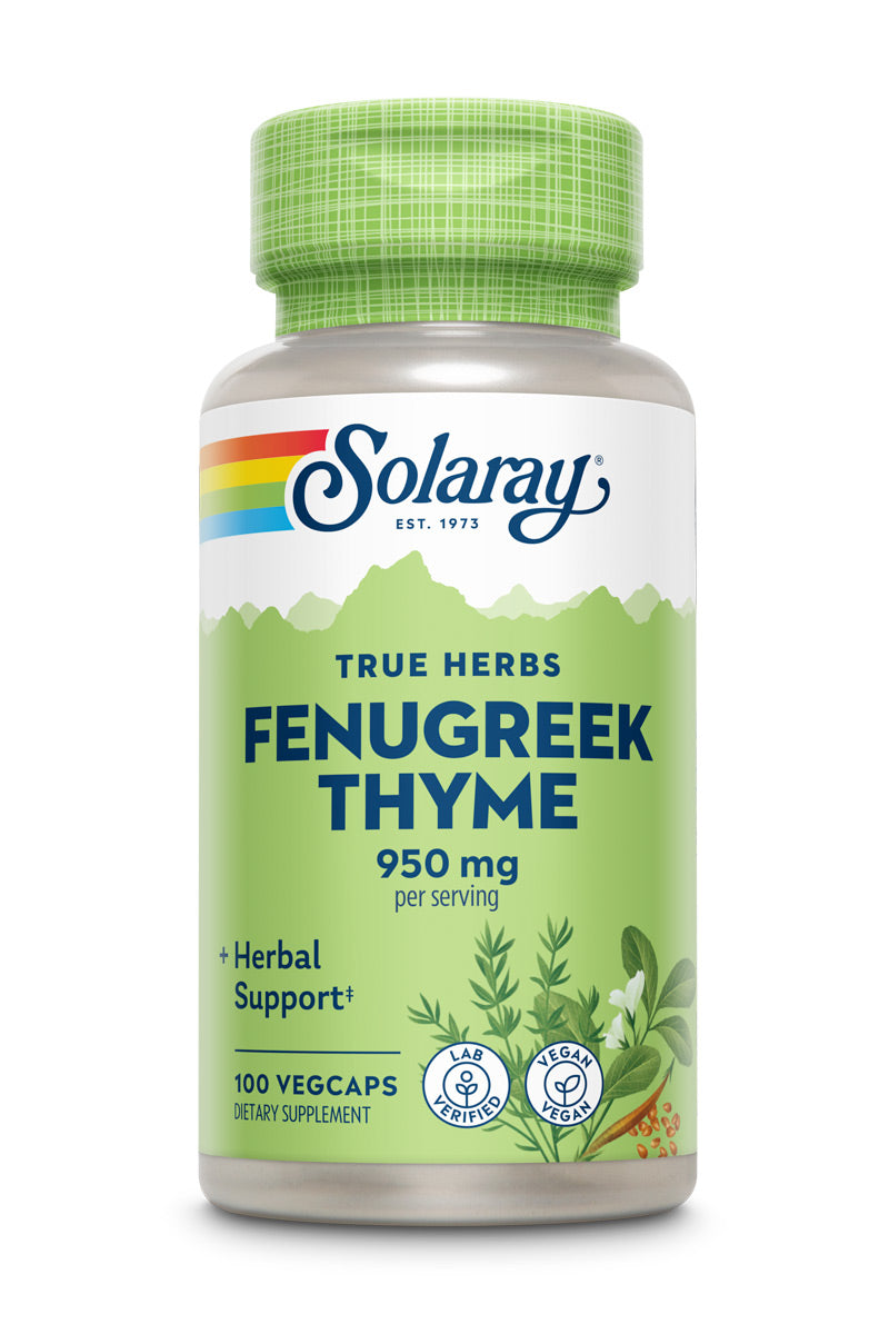 Fenugreek And Thyme 950mg 100 Count