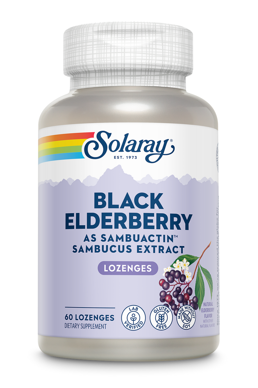 Black Elderberry Lozenges 60 Count