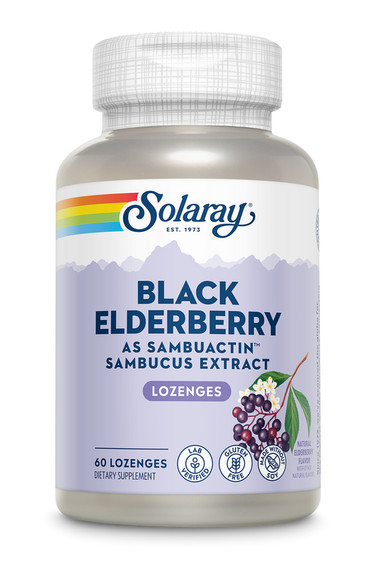 Black Elderberry Lozenges 60 Count