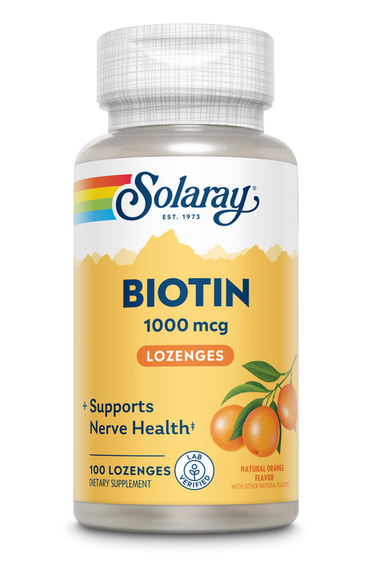 Biotin Lozenges Orange 1000mcg 100 Count