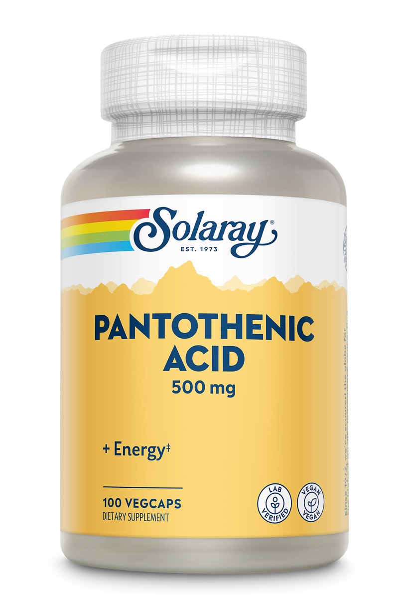 Pantothenic Acid 500mg 100 Count