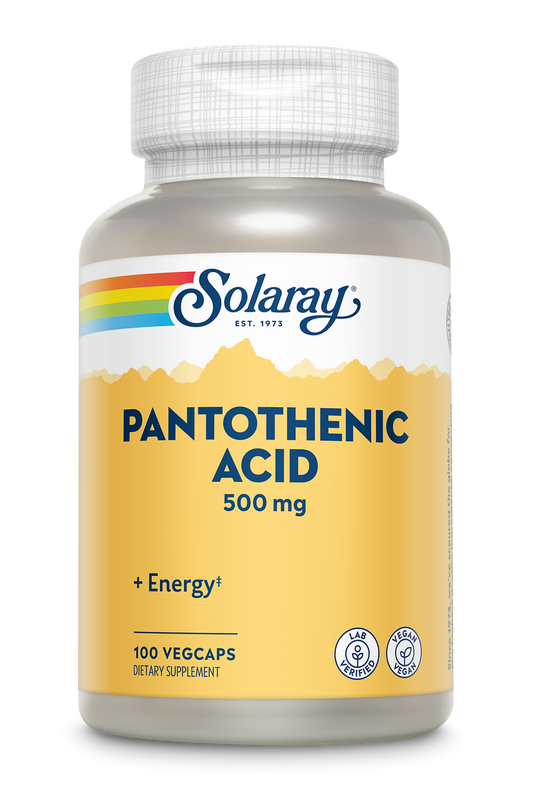 Pantothenic Acid 500mg 100 Count