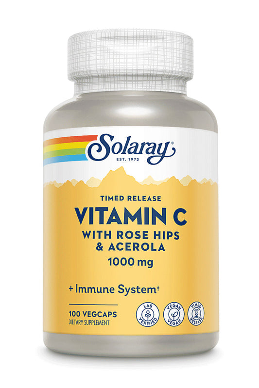 Vitamin C W/Rose Hip & Acerola 1000mg 100 Count
