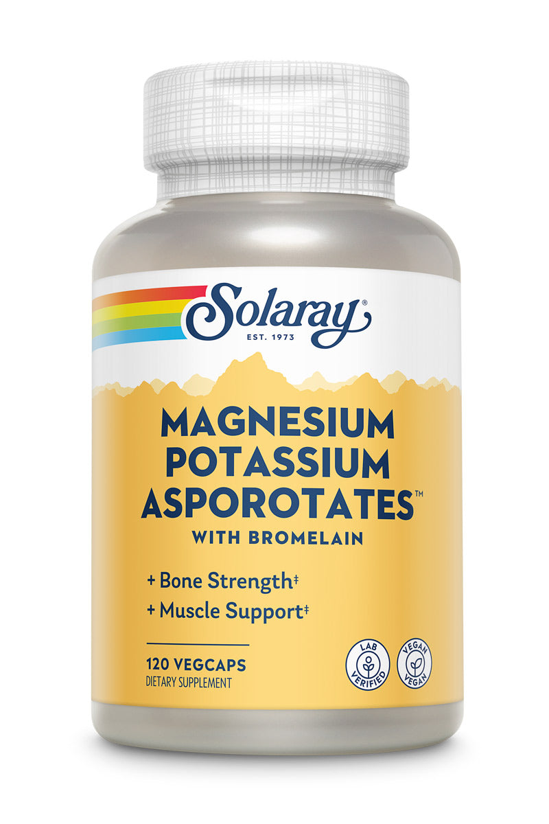 Magnesium Potassium Asporotates W/Bromelain 120 Count