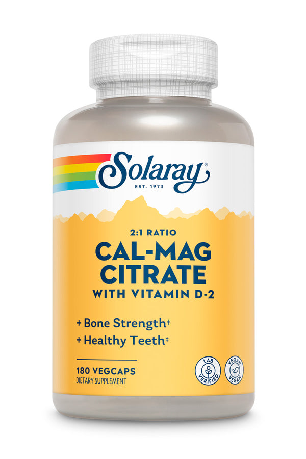 Cal-Mag Citrate W/Vitamin D2 2:1 Ratio