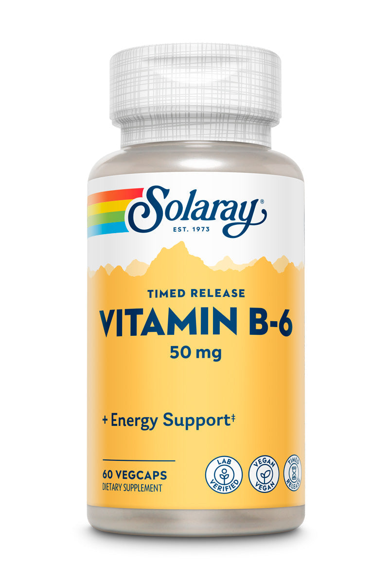Vitamin B6 Timed Release 100mg 60 Count
