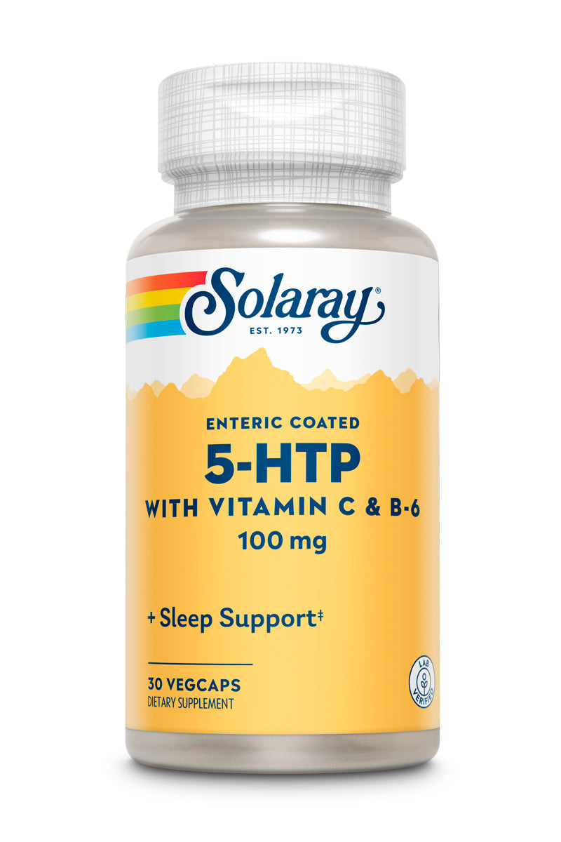 5-HTP Vitamin B6 + C 100mg 30 Count