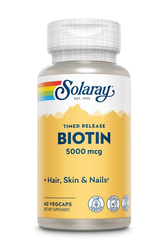 Biotin Timed Release 5000 mcg 60 Count