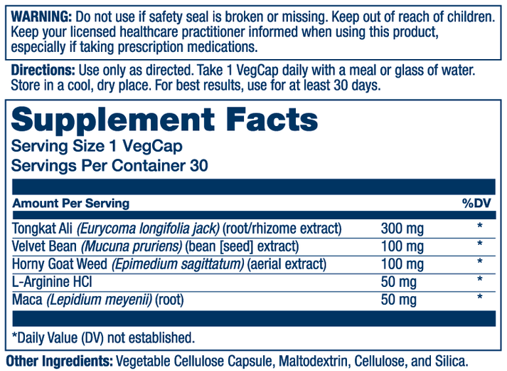 Men's Libido Support 30 Count