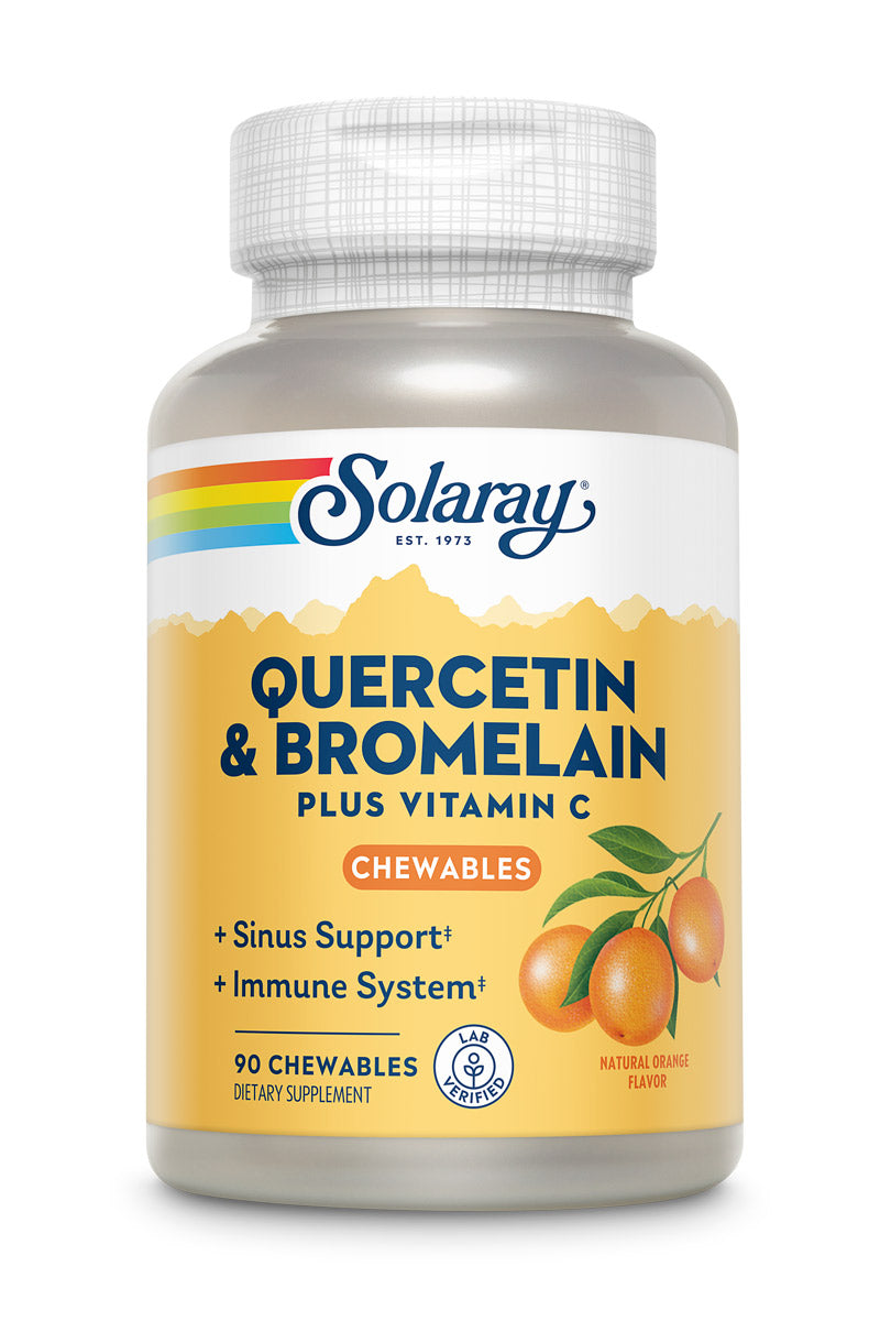 Quercetin & Bromelain W/Vitamin C Chewable 90 Count