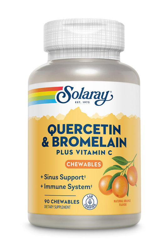 Quercetin & Bromelain W/Vitamin C Chewable 90 Count