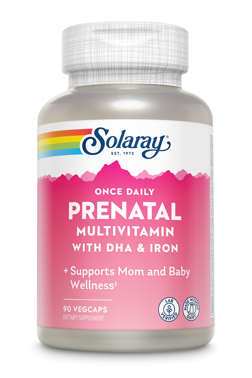Once Daily Prenatal W/DHA & Iron 90 Count