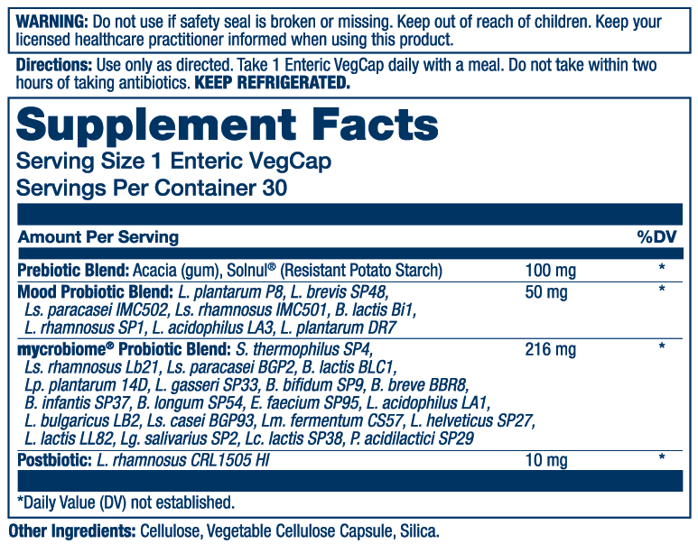 Complete Probiotic Mood 30 Count