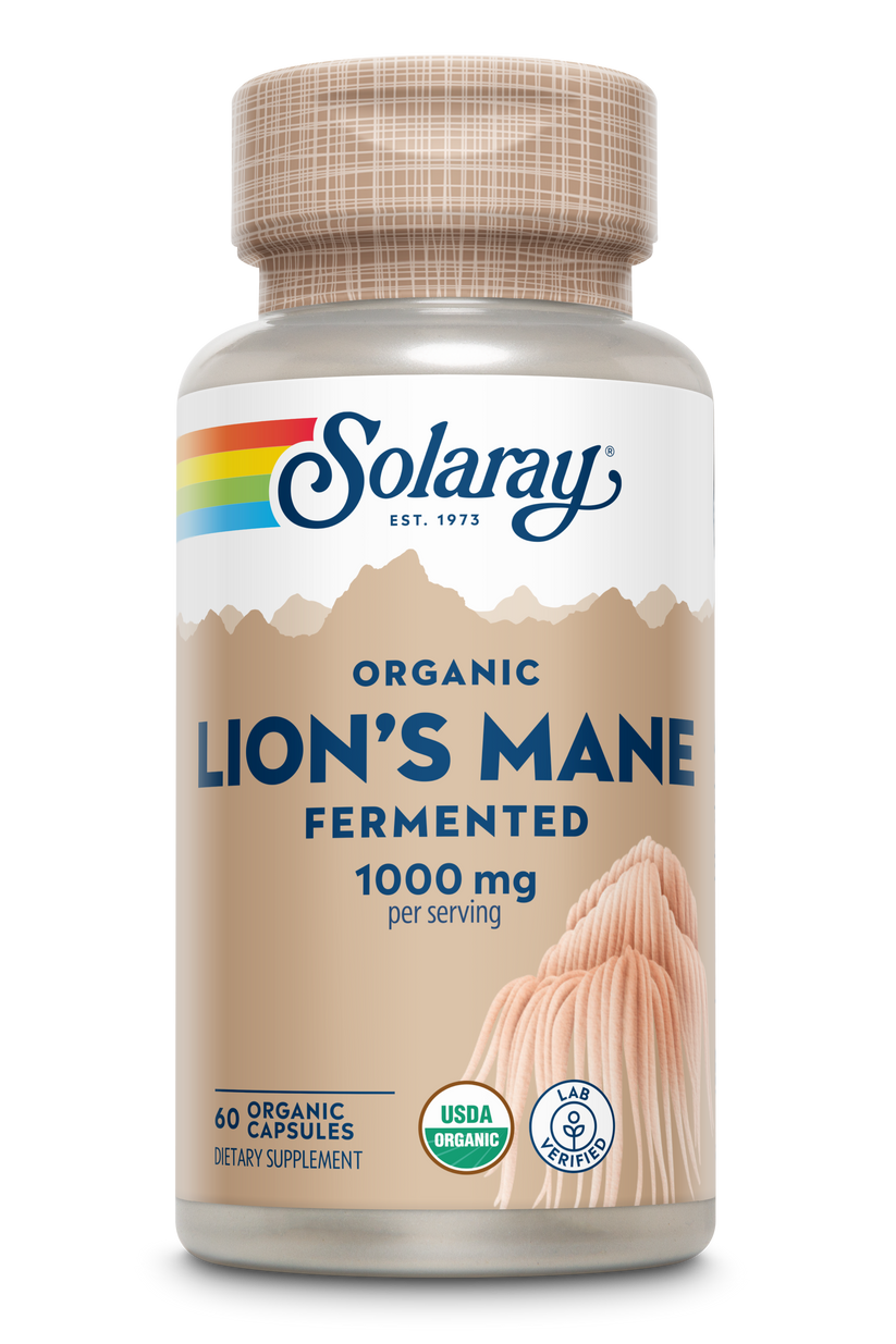 Organic Lions Mane Mushroom (Fermented) 1000mg 60 Count