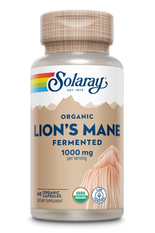 Organic Lions Mane Mushroom (Fermented) 1000mg 60 Count