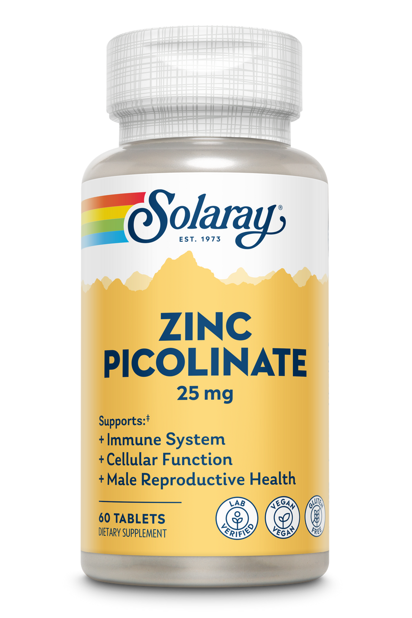 Zinc Picolinate 25mg 60 Count