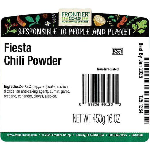 Fiesta Chili Powder Salt-Free Seasoning