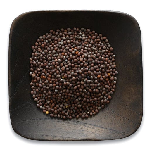 Mustard Seed Brown Whole Organic