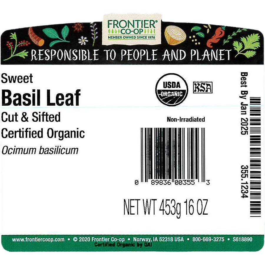 Sweet Basil Leaf (Bulk)