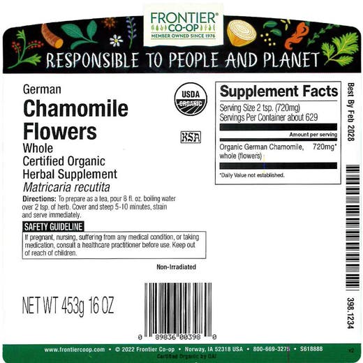 German Chamomile Flowers C/O