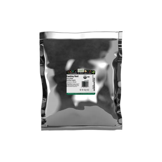 Comfrey Root Cut & Sifted Certified Organic