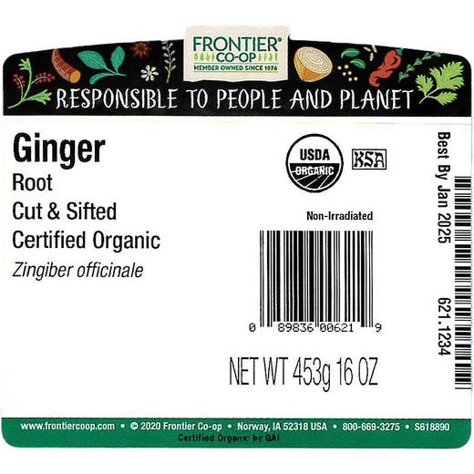 Ginger Root C/S Org