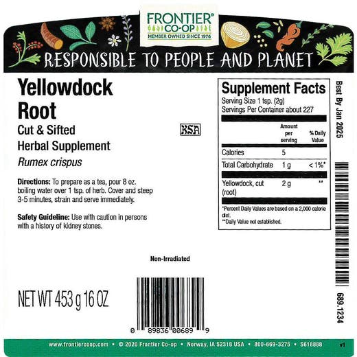 Yellowdock Root