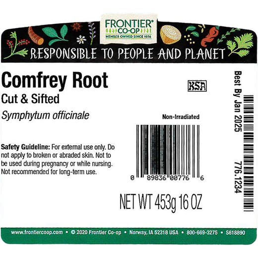 Comfrey Root Cut & Sifted