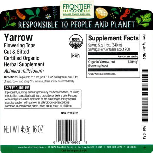 Yarrow Flowering Tops