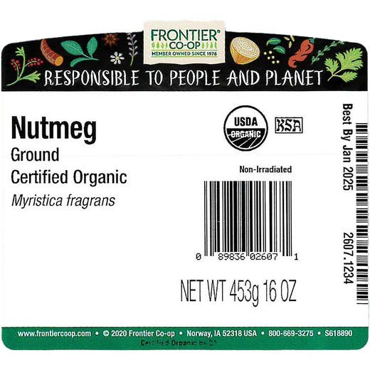 Nutmeg Ground Organic