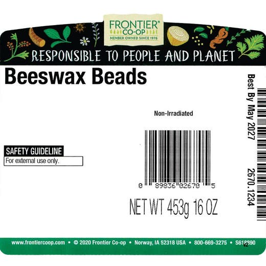 Beeswax Beads White