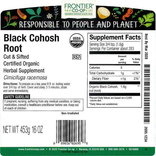 Black Cohosh Root C/S WC