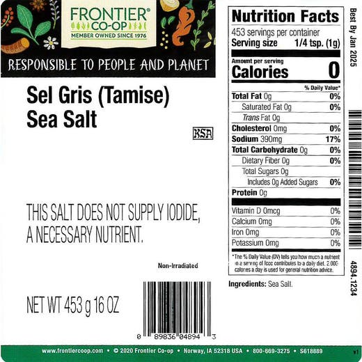 SEL GRIS (TAMISE) SALT