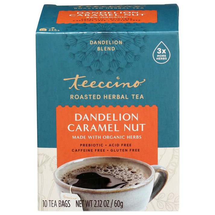 Roasted Herbal Tea Dandelion Caramel Nut 10 Count
