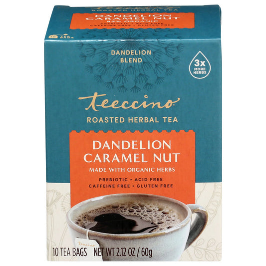 Roasted Herbal Tea Dandelion Caramel Nut 10 Count