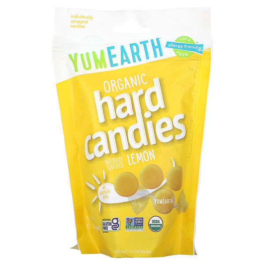 Organic Hard Candies Lemon 3.3oz.