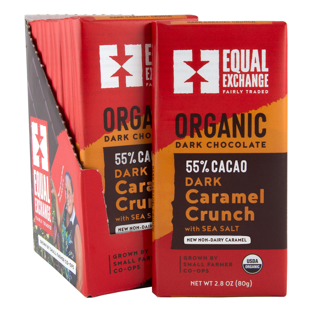 Dark Chocolate Caramel Crunch W/Sea Salt 2.8oz.