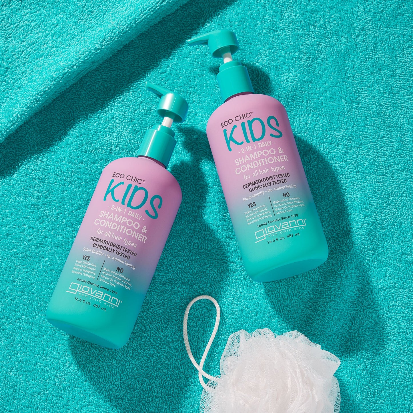 Kid's 2in1 Daily Shampoo & Conditioner 16.5oz.