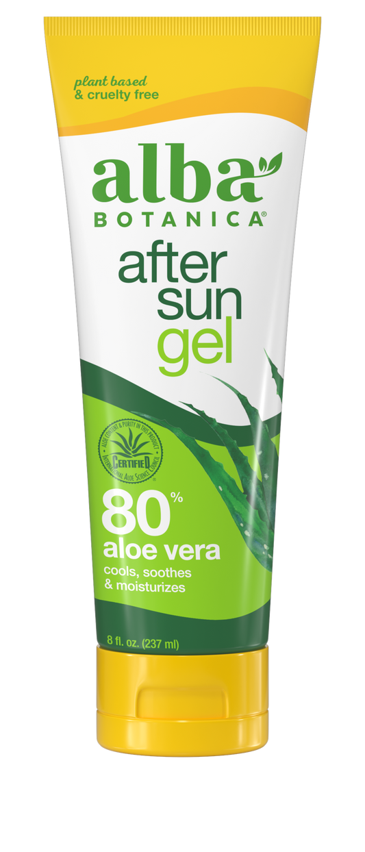 After Sun Gel 80% Aloe Vera 8oz.