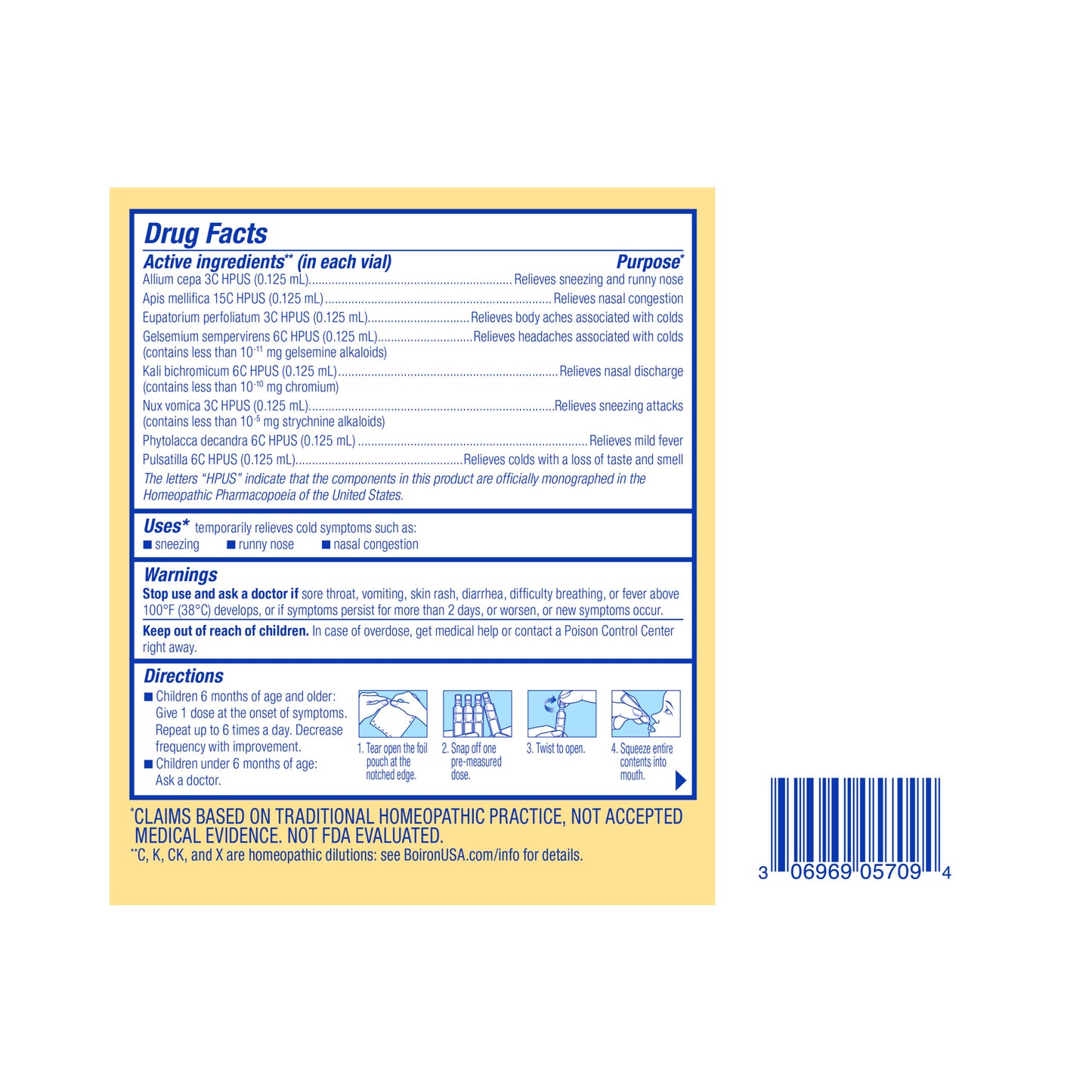 Coldcalm Baby Homeopathic Medicine 30 Doses