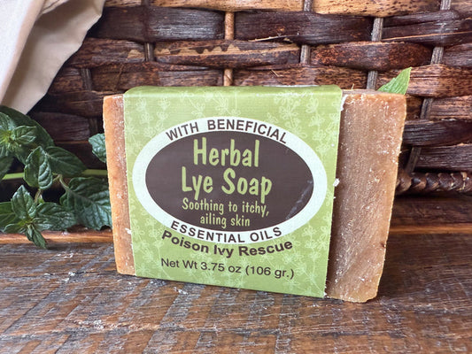 Herbal Lye Soap Bar 3.75oz.