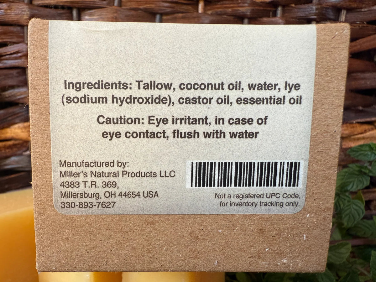 Original Bar Soap  w/ Lemongrass Essential Oil   3 Bars