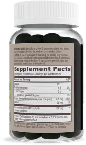 Chlorophyll Gummies 40 Count