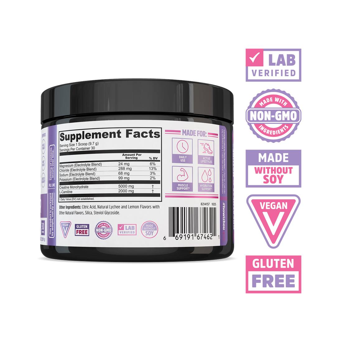 Creatine For Her Lychee Lemon 30 Servings