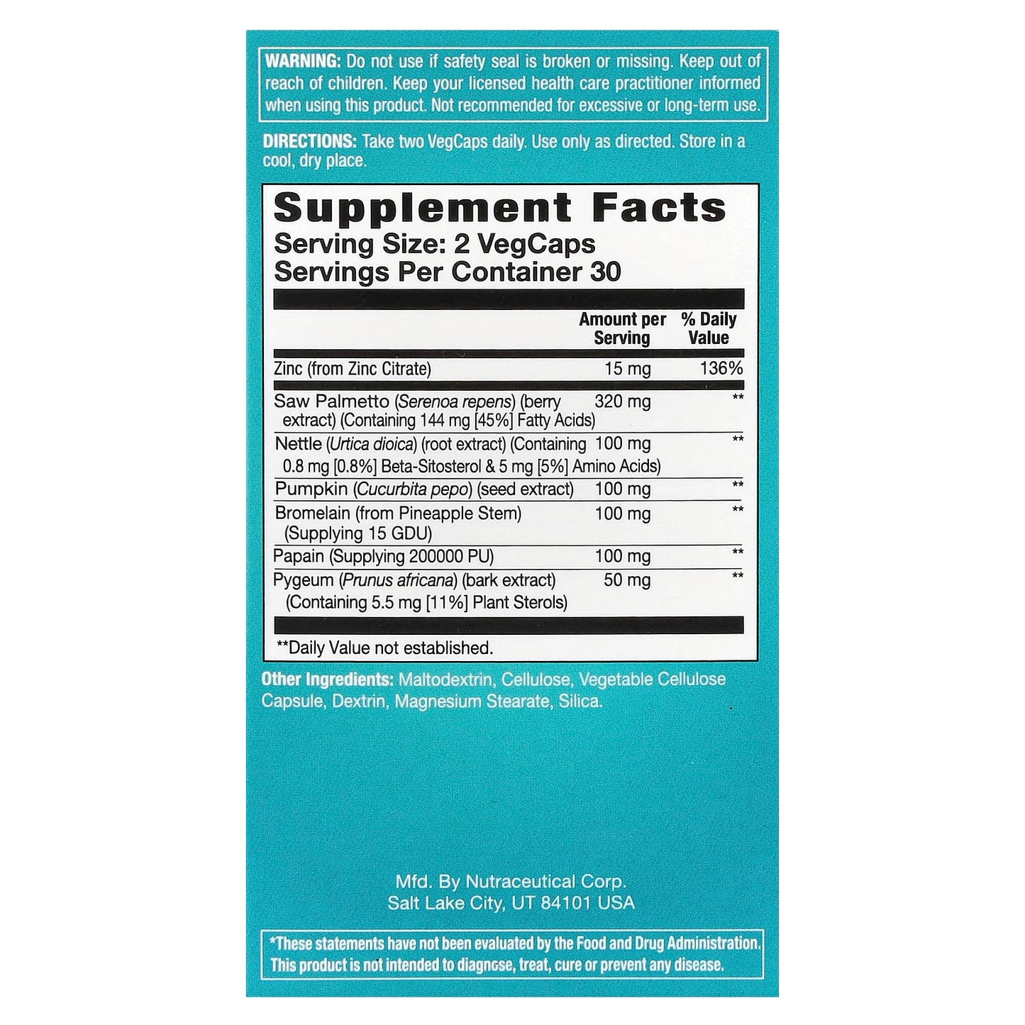Prosta-Health For Men 60 Count